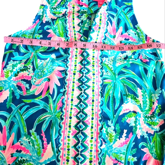Lilly Pulitzer Kelby Stretch Shift Dress Macaw Blue Sweet Escape NWOT Size 0 - Picture 13 of 16
